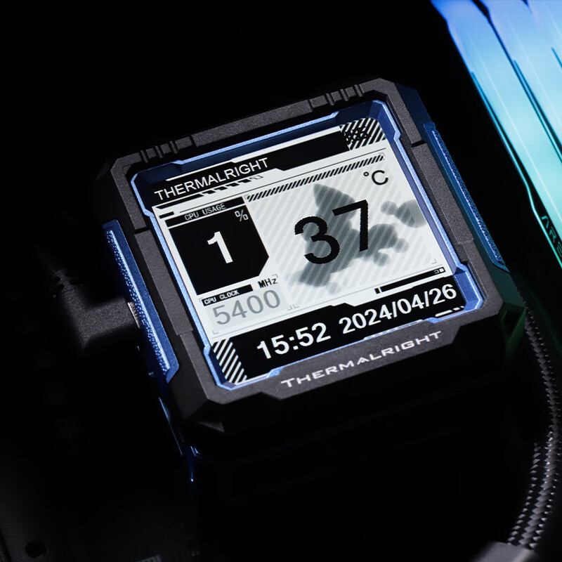 Thermalright FROZEN WARFRAME PRO 360 BLACK, Integrated Liquid Cooling Radiator w...