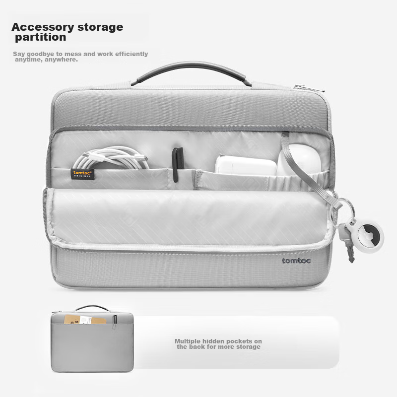 Tomtoc Laptop Bag, Handheld Notebook Bag, 14-Inch, Suitable for Business, for Me...