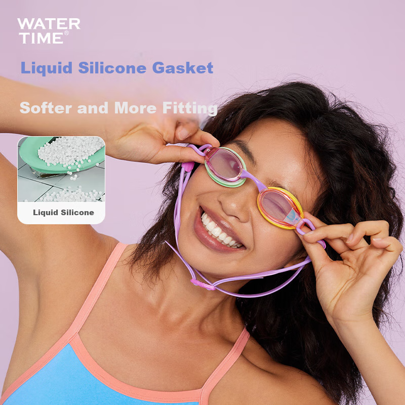 WATERTIME Anti-fog Coated Professional Waterproof Swimming Goggles for Adults Me...