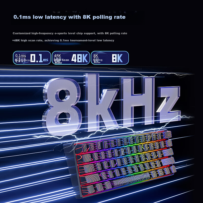 RK C60 Magnetic Axis Keyboard RT E-sports Gaming Customized Wired RGB Lighting F...