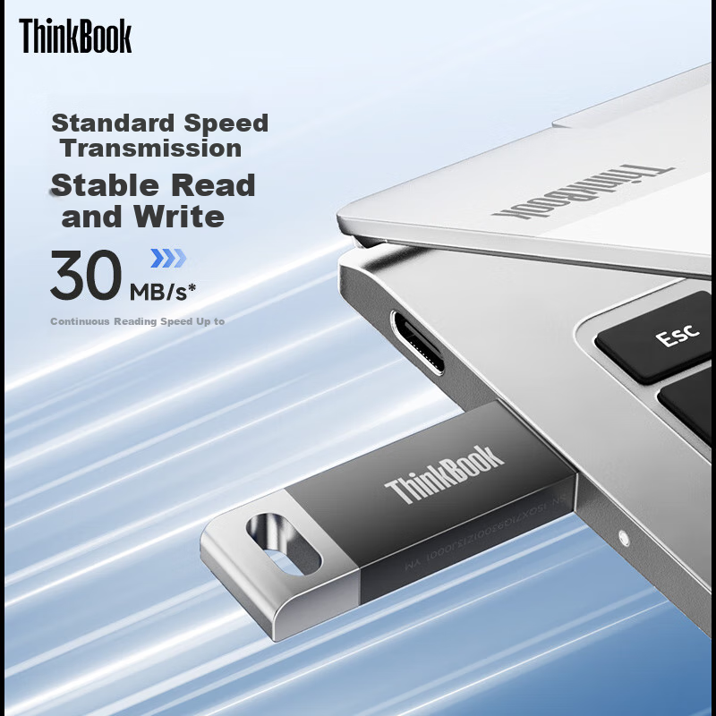 ThinkPad Lenovo ThinkBook 64GB USB2.0 Flash Drive Computer Flash Drive Office St...