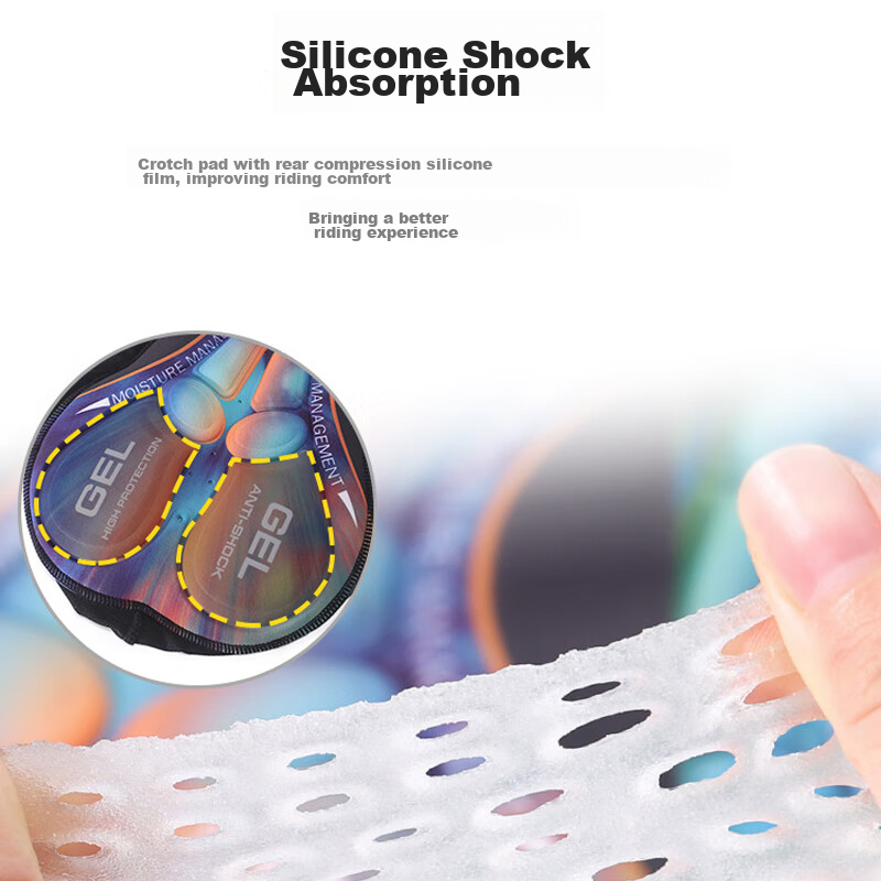 CAVALRY Cycling Shorts with Silicone Padded Seat, Breathable Mountain Bike Road...