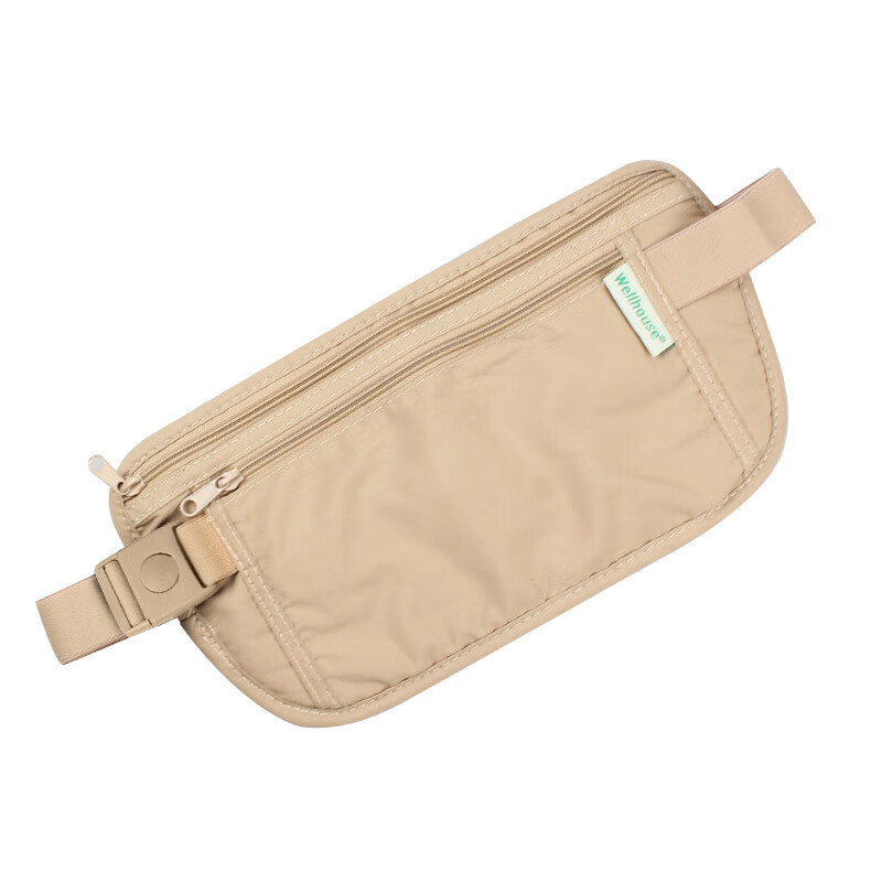 WELLHOUSE Close-Fitting Waist Bag, Portable Anti-Theft Document Holder for Men A...