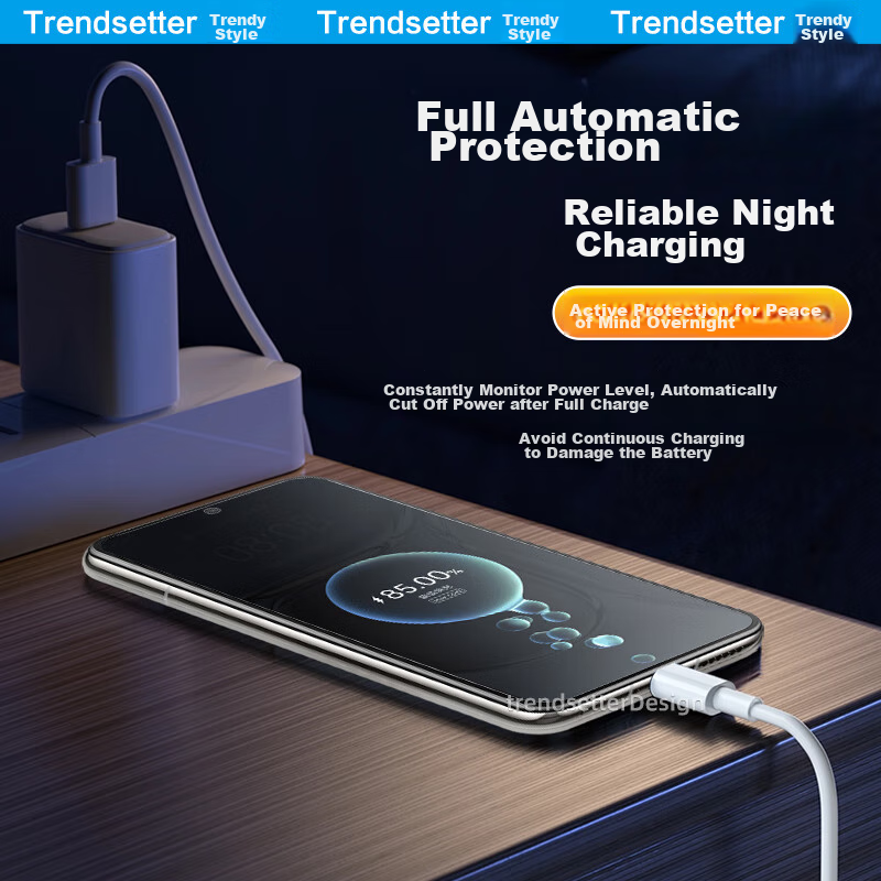 Trendsetter Compatible with Huawei Data Cable, 6A Charging Cable, 100W 80W 66W 4...