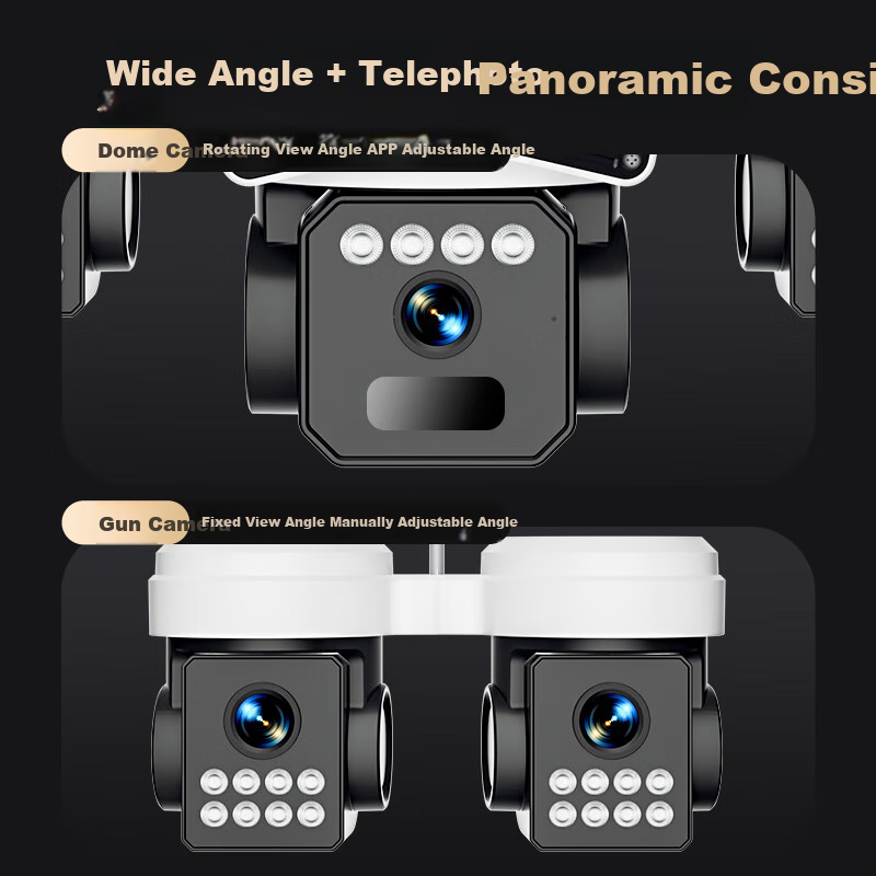 EAKUN Solar-Powered Camera with Lifetime Free Data, Outdoor Wireless Surveillanc...