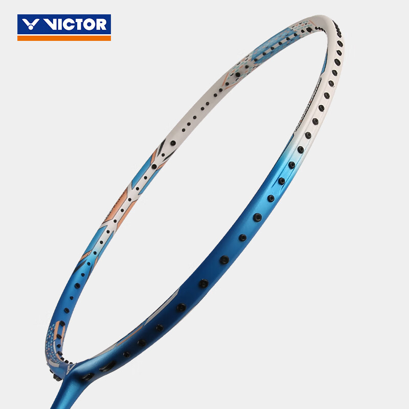 VICTOR Badminton Racket, Single Racket, Full Carbon Fiber, 4U Advanced Lightweig...