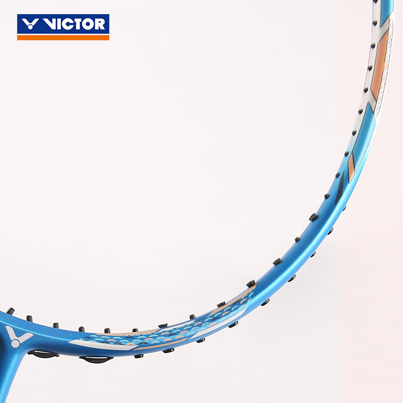 VICTOR Badminton Racket, Single Racket, Full Carbon Fiber, 4U Advanced Lightweig...