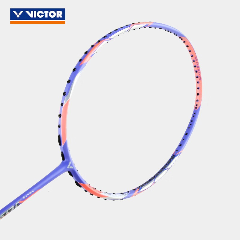 VICTOR Badminton Racket, Carbon Fiber Single Racket JS-12F Cherry Blossom Racket...