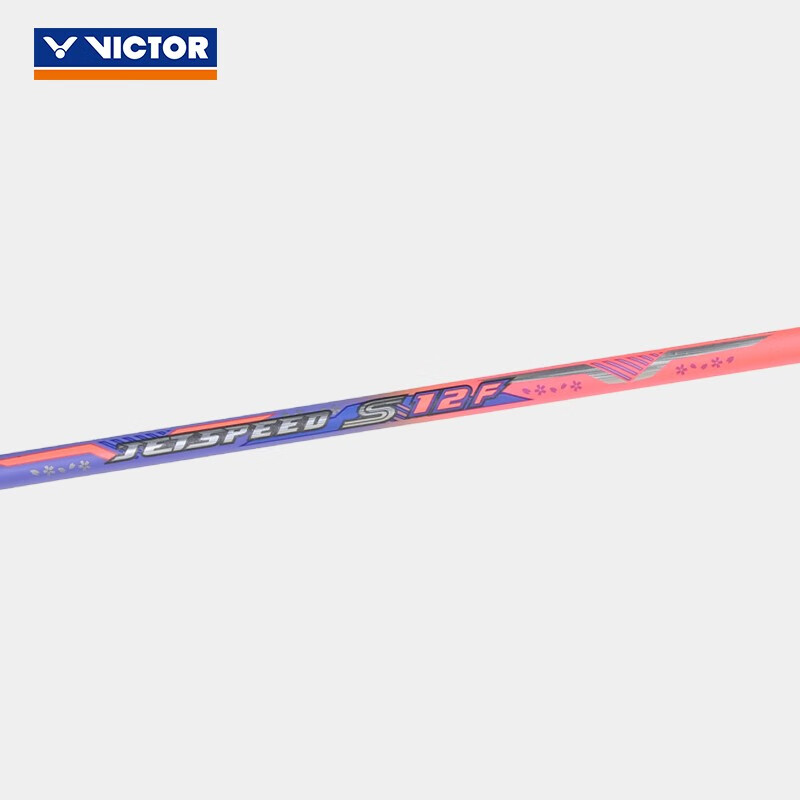 VICTOR Badminton Racket, Carbon Fiber Single Racket JS-12F Cherry Blossom Racket...