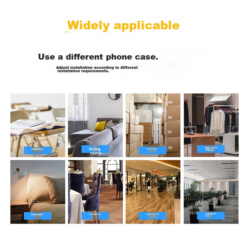 Trendsetter Compatible with Xiaomi Camera Surveillance Bracket, No Drilling Requ...