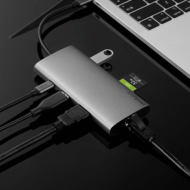 ThinkPad Lenovo Type-C Expansion Dock, USB Hub, RJ45 Gigabit Ethernet Adapter, H...