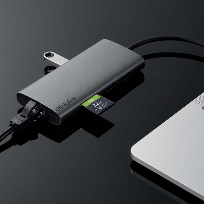 ThinkPad Lenovo Type-C Expansion Dock, USB Hub, RJ45 Gigabit Ethernet Adapter, H...
