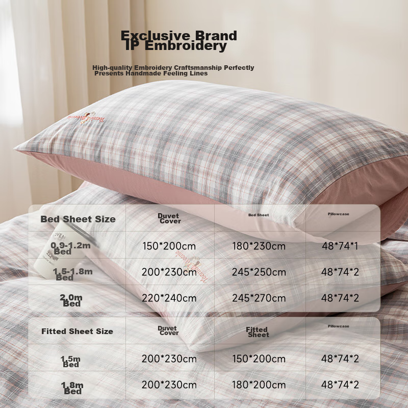 TEENIE WEENIE Winter Bedding Set, 100% Pure Cotton, Includes Fitted Sheet, Duvet...