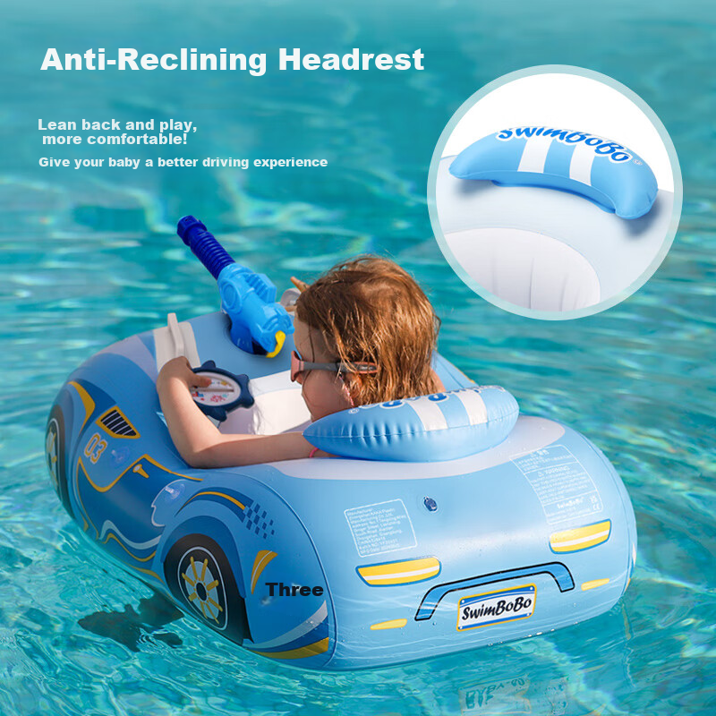 Swimbobo Children's Swim Ring Seat Baby Outdoor Boat Kids Water Play Seat Ring S...