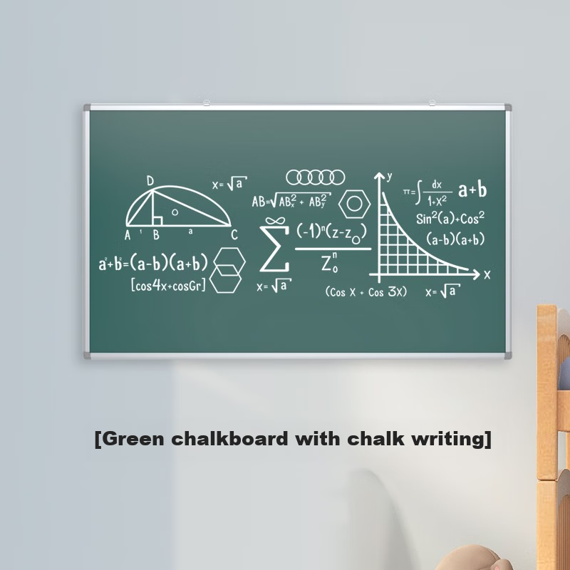 VIZ-PRO (Weipu) 90*60cm Wall-Mounted Whiteboard, Double-Sided Children's Chalkbo...