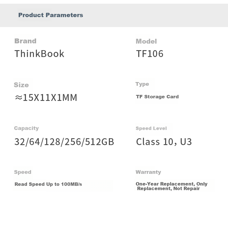 ThinkPad Lenovo ThinkBook 64GB TF (MicroSD) Memory Card A1 U3 4K Dash Cam Survei...