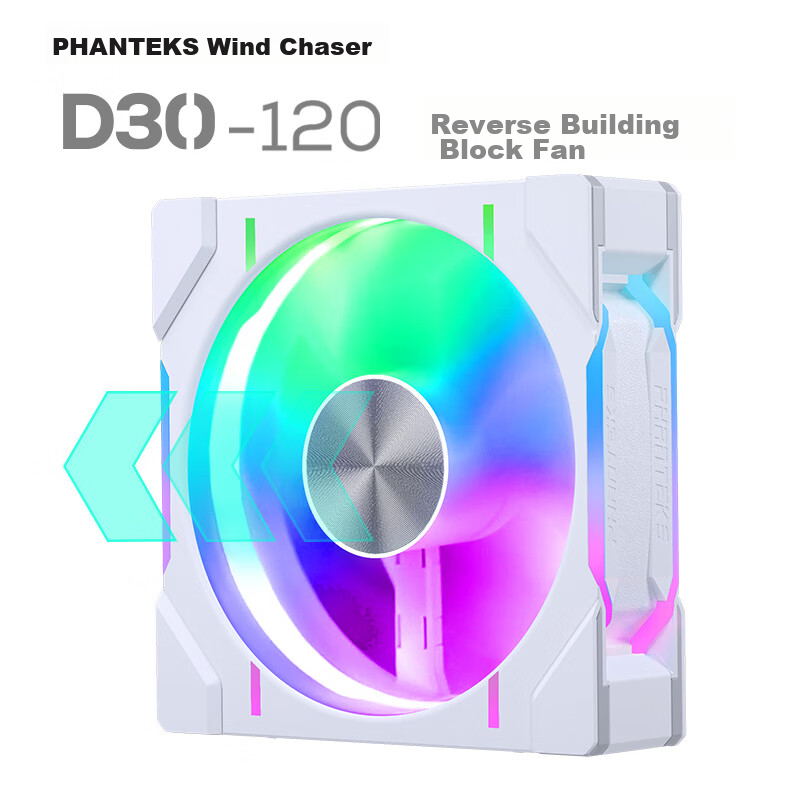PHANTEKS D30 Building Block Edition Anti-Leaf 12cm Case Water Cooling Radiator A...