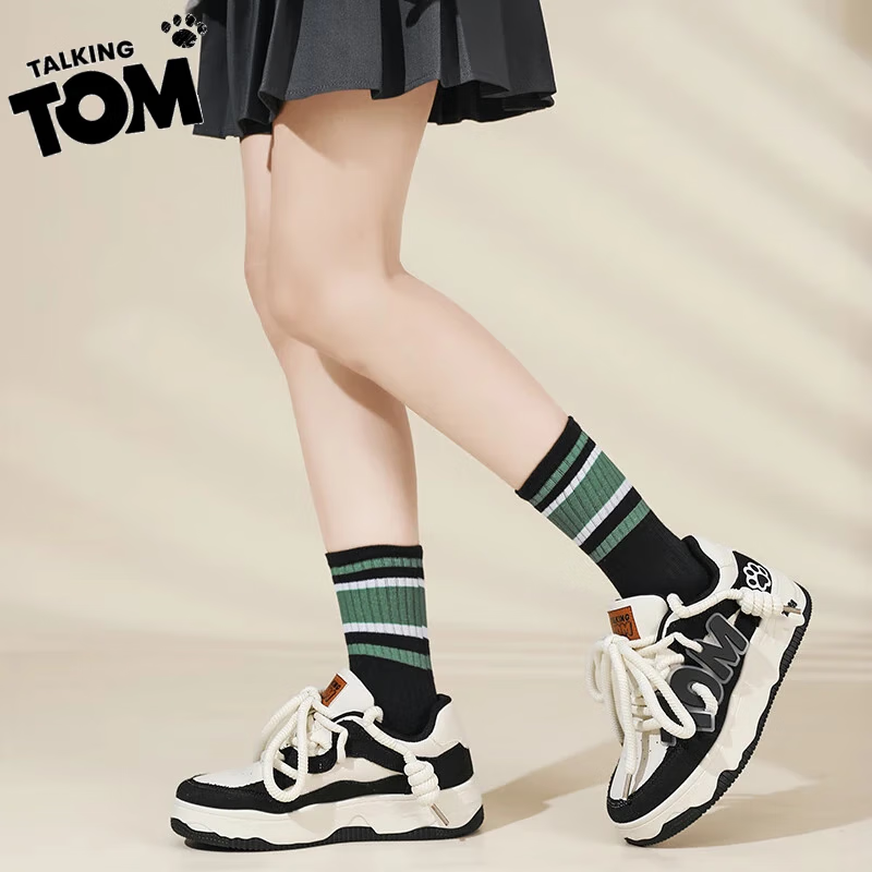 TALKING TOM Canvas Shoes for Men And Women, Autumn And Winter Casual Low-Top Sne...