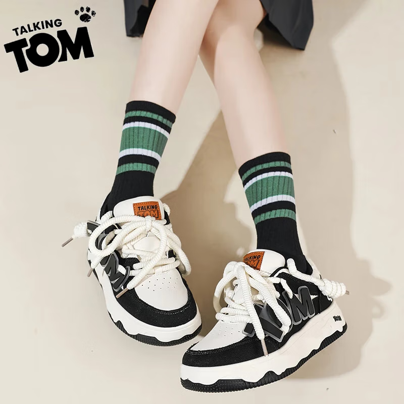TALKING TOM Canvas Shoes for Men And Women, Autumn And Winter Casual Low-Top Sne...