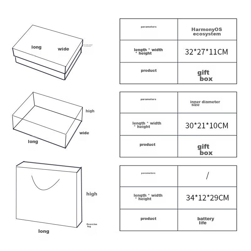 TaTanice Gift Box, Empty Box, Gift Box, Present Box, Gift Packaging Box, Birthda...