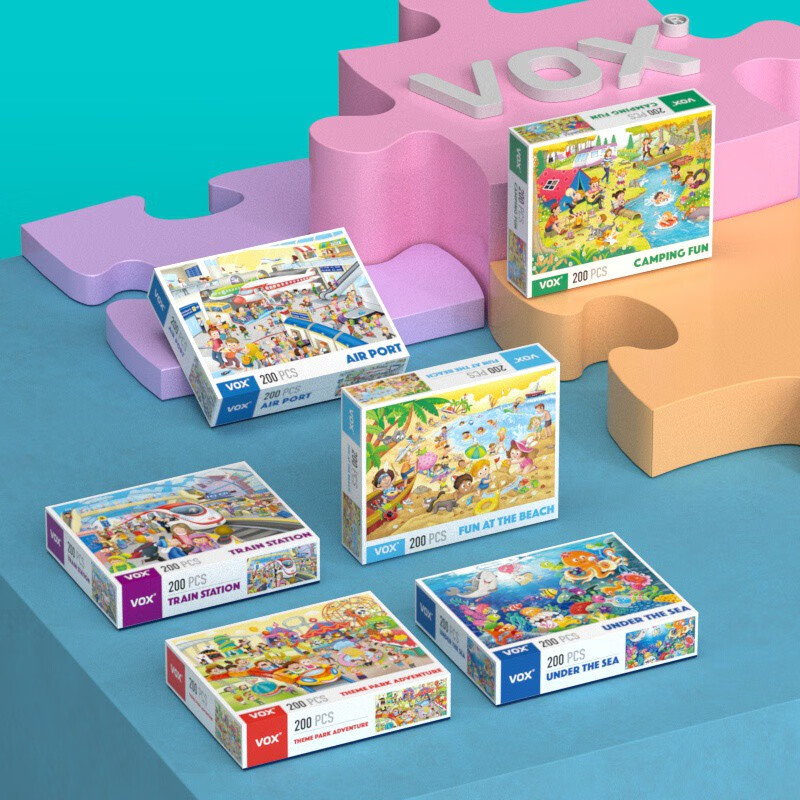 VOX Children's Puzzle Toy, 200 Pieces, Space Adventure, Early Childhood Cognitiv...