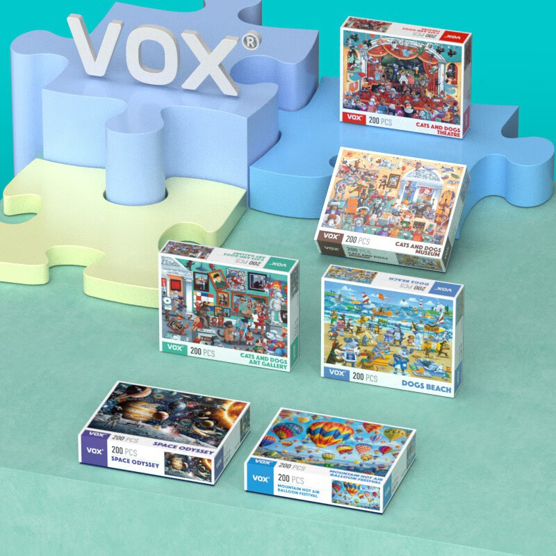 VOX Children's Puzzle Toy, 200 Pieces, Space Adventure, Early Childhood Cognitiv...