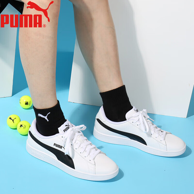 PUMA Men's Casual Socks, 6 Pairs, Black And White Combination