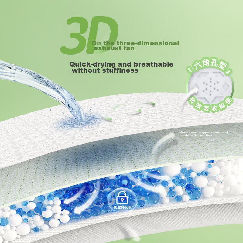 YEEHOO Ying Shi · Le Xiang Series Pull-Up Diapers, XXL Size, 100 Pieces, Ammonia...