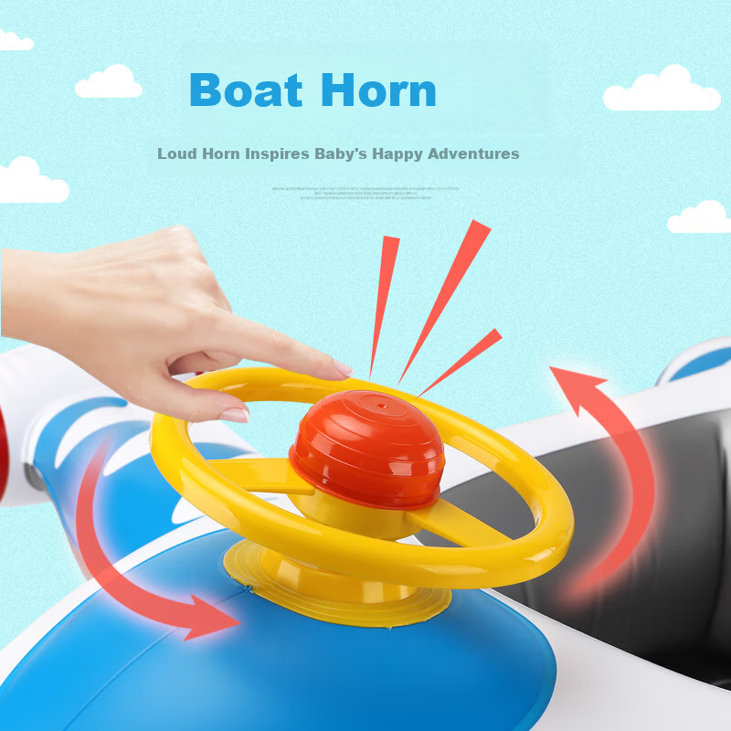 Swimbobo Children's Swimming Ring, Boys And Girls Seat Ring, Kids Water Play Inf...