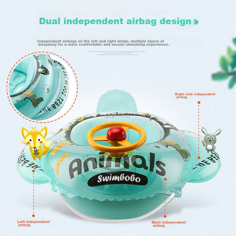 Swimbobo Children's Swimming Ring, Kids Outdoor Hot Spring Seat Ring, Children's...