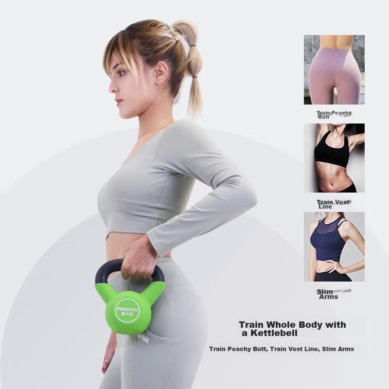 PROIRON Puli'ai Kettlebell for Men And Women, Fitness Kettlebell, Cast Iron Squa...