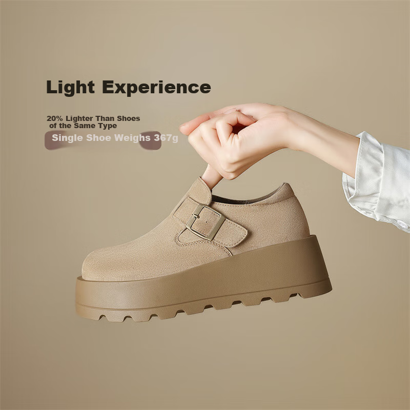 ZHR Thick-Soled Birkenstock-Style Shoes for Women, Retro Lightweight Slip-On Cas...