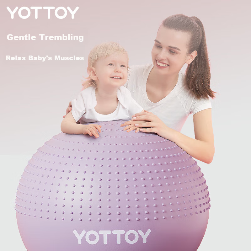 Yottoy Yoga Ball with Spikes, Thickened Anti-Burst Large Dragon Ball, Sensory In...