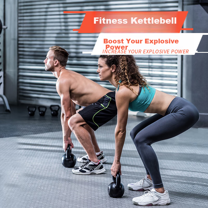 PROIRON Puli'ai Cast Iron Kettlebell, Men's Kettlebell, Fitness Kettlebell, Squa...