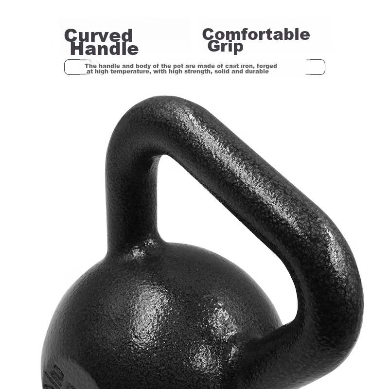 PROIRON Puli'ai Cast Iron Kettlebell, Men's Kettlebell, Fitness Kettlebell, Squa...