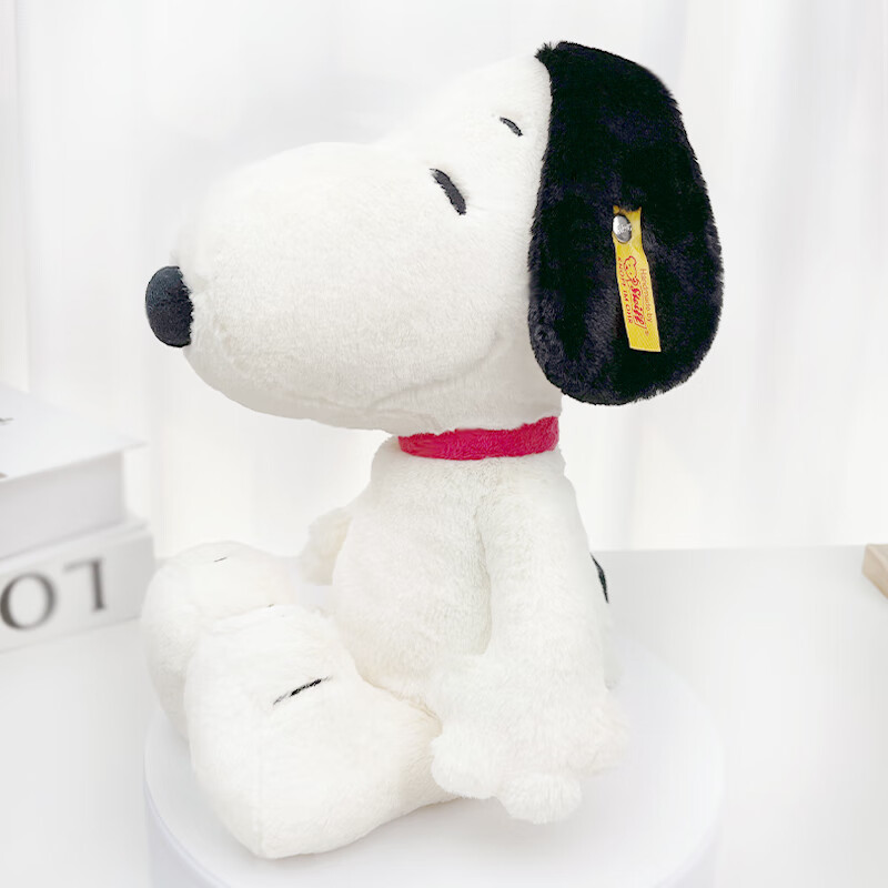 Steiff Snoopy Plush Dog Toy Stuffed Animal Dog Pillow Doll Birthday Gift for Gir...