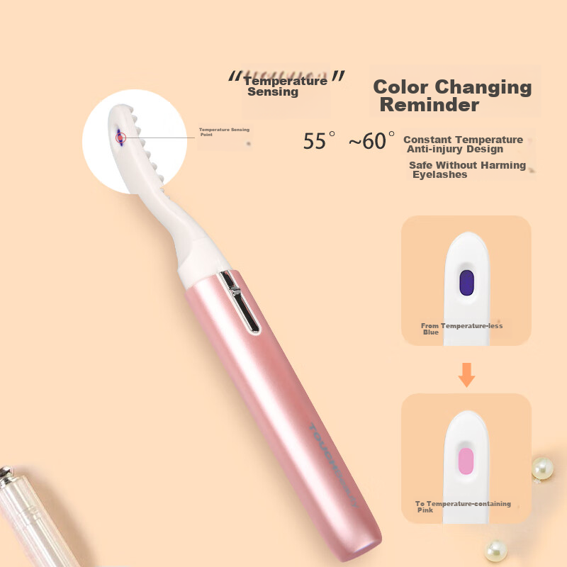 TOUCHBeauty Electric Eyelash Curler, Suitable for Soft And Hard/real And Fake La...