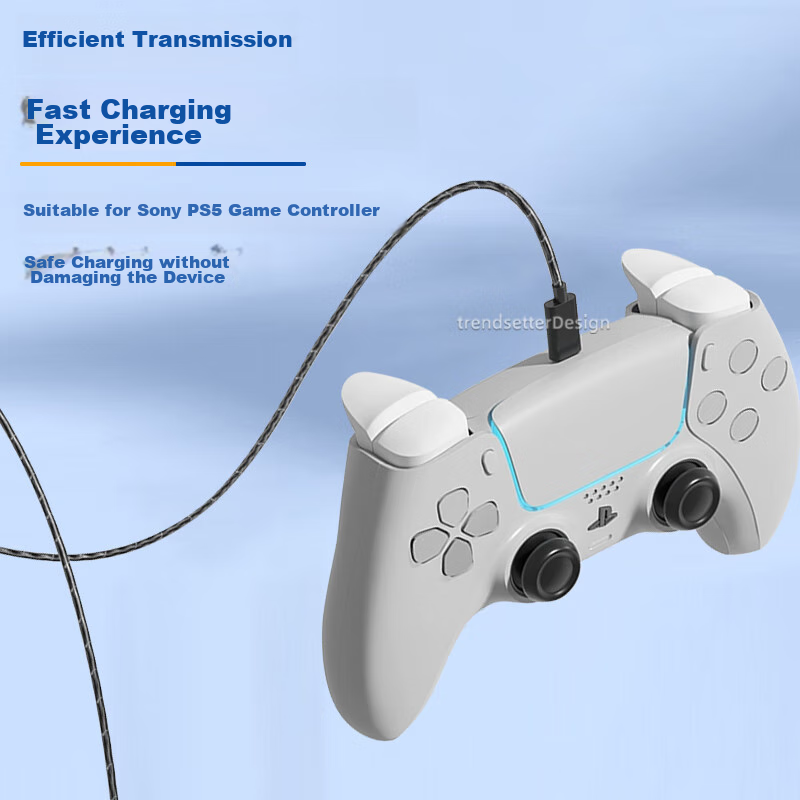 Trendsetter Game Controller Data Cable Compatible with Xbox/PS5/Flyd/Thunde/Chic...