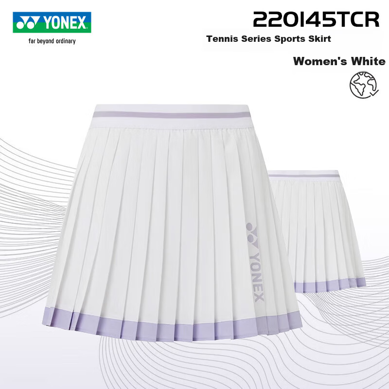 YONEX Women's Badminton Skirt Tennis Sports Skirt Training Competition Skirt 220...
