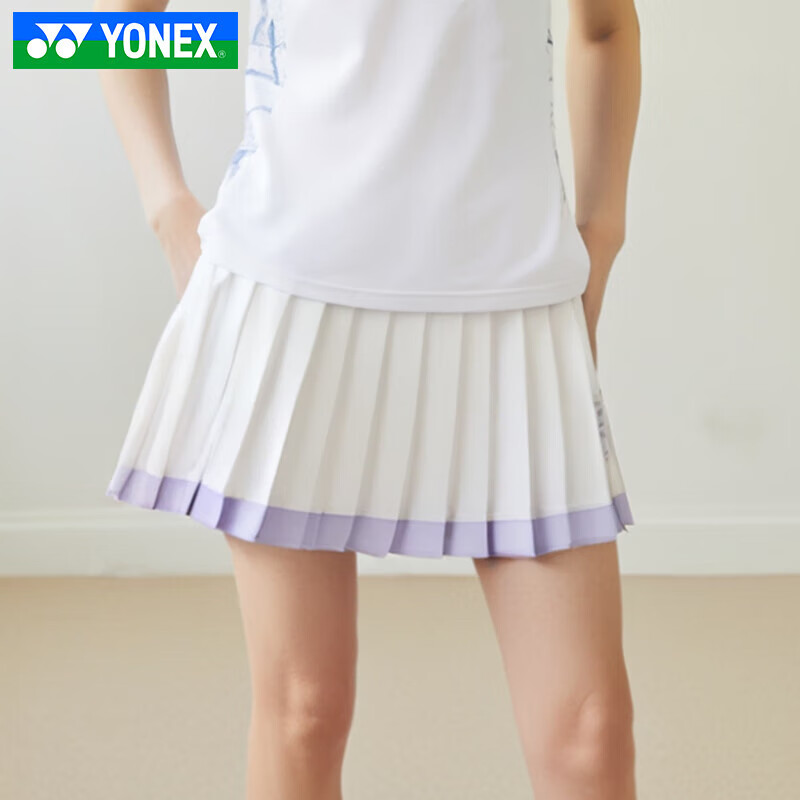 YONEX Women's Badminton Skirt Tennis Sports Skirt Training Competition Skirt 220...