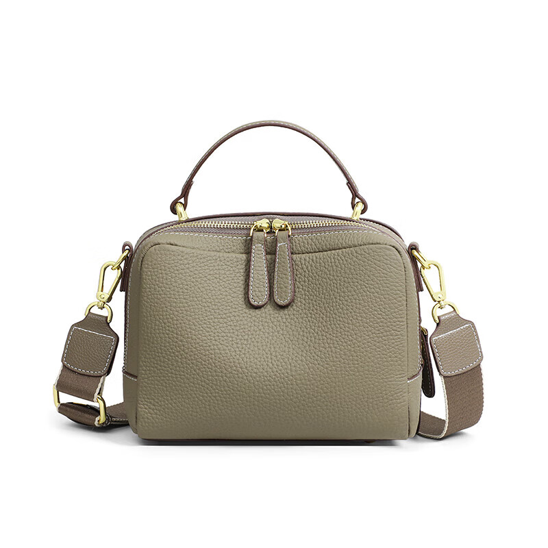 Viney cowhide handbag women's fashion crossbody bag light luxury handbag shoulde...