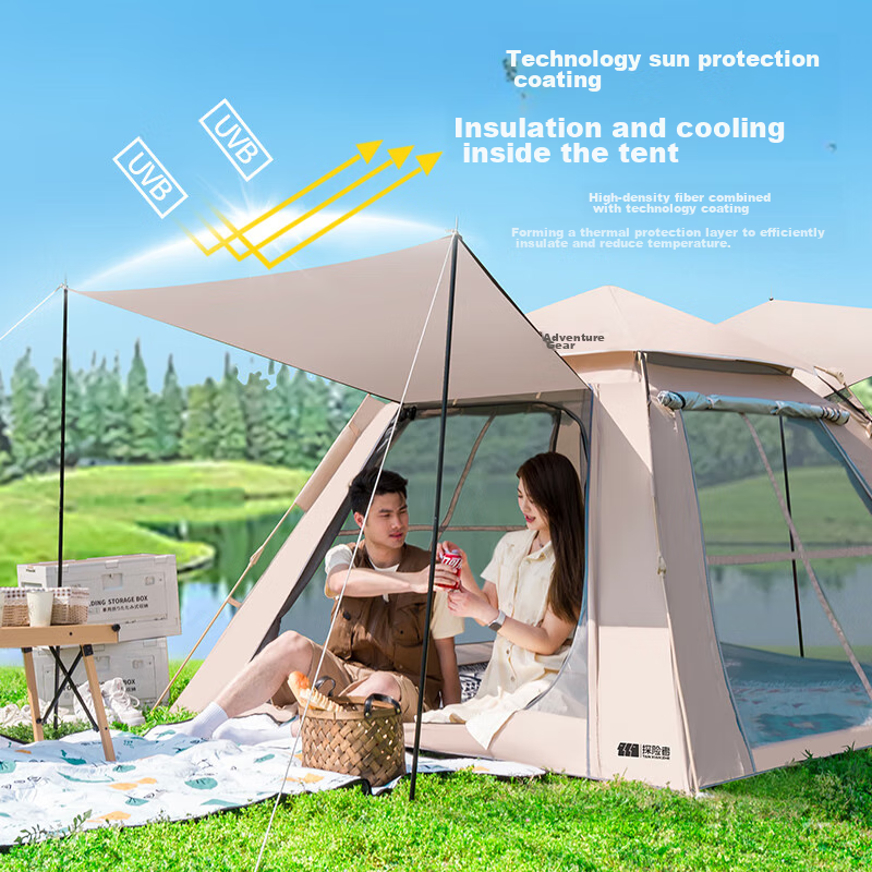 TANXIANZHE Explorer Tent, Outdoor Camping Park, Wilderness Children's Family, Fu...