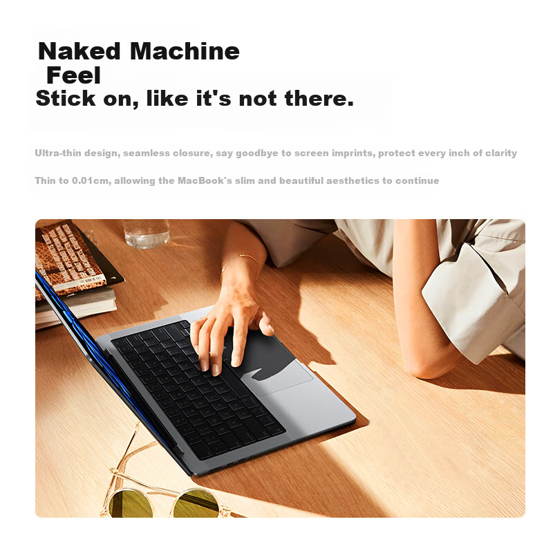 W&P MacBook Air 13.6 Keyboard Cover Compatible with 2025/2024/2022 Apple M4/M3/M...