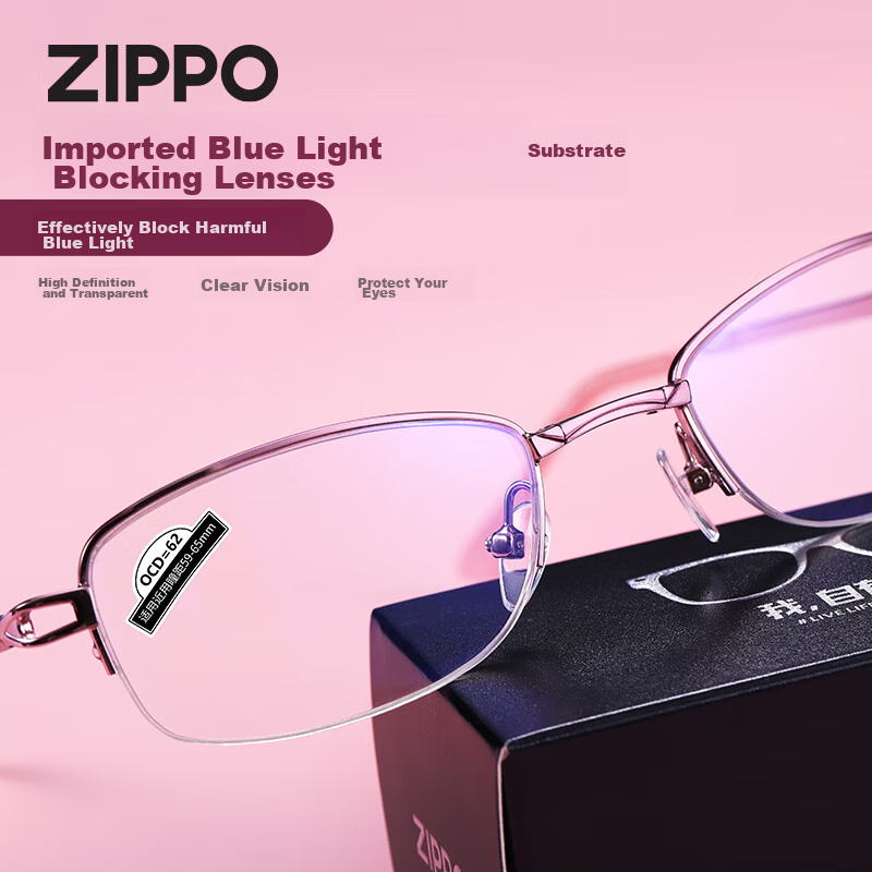 ZIPPO American Women's Foldable Portable Reading Glasses, Fashionable Imported L...