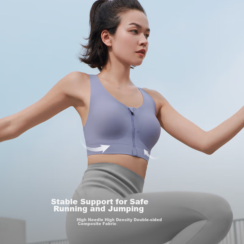 Ubras High-Intensity Sports Bra, Women's Underwear, Wireless, Beautiful Back Bra...