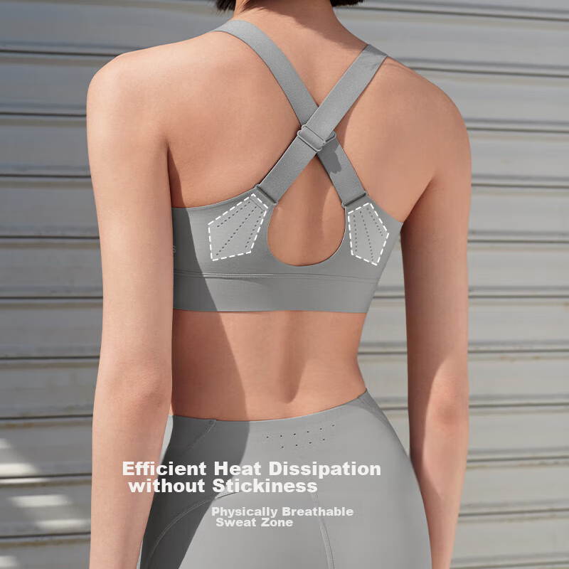 Ubras High-Intensity Sports Bra, Women's Underwear, Wireless, Beautiful Back Bra...