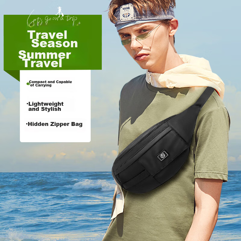 VICTORIATOURIST Crossbody Bag, Men's Chest Bag, Large Capacity Messenger Bag, Sp...