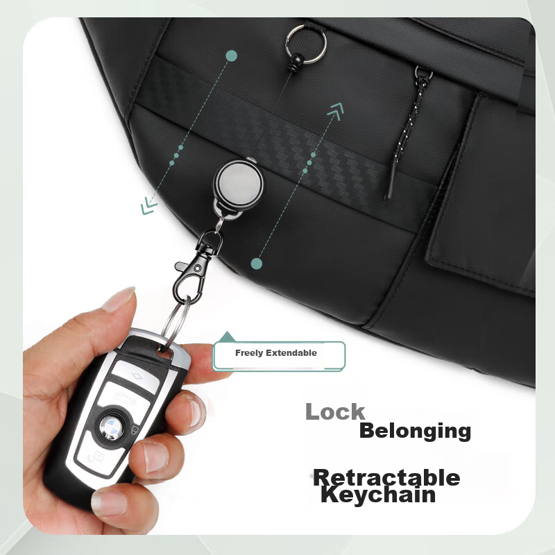 VICTORIATOURIST Crossbody Bag, Men's Chest Bag, Large Capacity Messenger Bag, Sp...