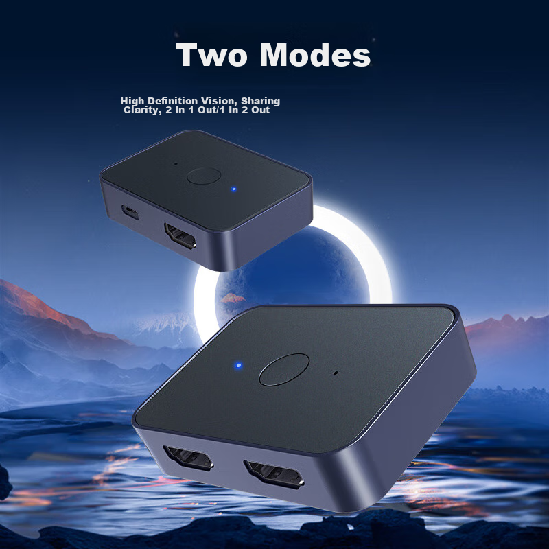 ULT-Unite HDMI 2.1 Switch, Two-In 8K/60Hz HD Video Distributor, Laptop TV Projec...