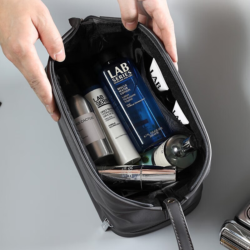 ToMill Men's Travel Toiletry Bag, Portable Large Capacity Cosmetic Organizer, Ch...